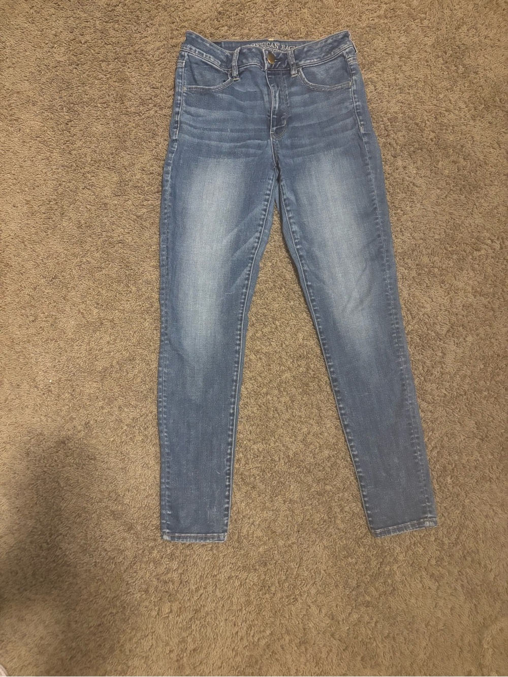 American Eagle Outfitters Women’s Skinny Jeans - Medium Blue Wash